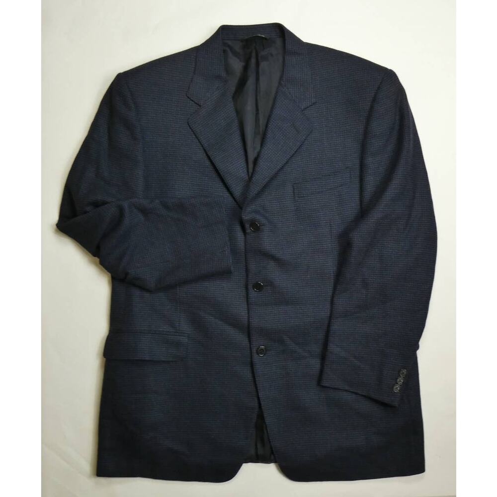 men's Canali sport coat, 44R, navy, very soft, 100% wool, MINT
